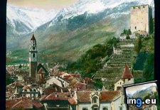 Tags: city, distance, dolomite, merano, mountains (Pict. in Branson DeCou Stock Images)