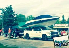 Tags: accident, boat, hometown, stuck, top, truck (Pict. in My r/MILDLYINTERESTING favs)