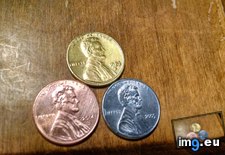 Tags: bronze, gold, pennies, silver (Pict. in My r/MILDLYINTERESTING favs)