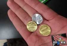 Tags: gold, pennies, silver (Pict. in My r/MILDLYINTERESTING favs)
