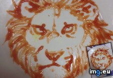 Tags: ketchup, lion (Pict. in My r/MILDLYINTERESTING favs)