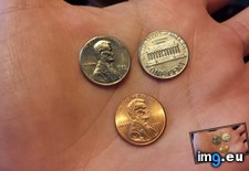 Tags: change, pennies, received, silver (Pict. in My r/MILDLYINTERESTING favs)