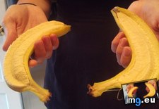 Tags: banana, entire, peeled, split (Pict. in My r/MILDLYINTERESTING favs)