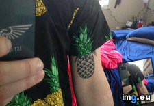 Tags: lines, pineapple, shirt, tattoo (Pict. in My r/MILDLYINTERESTING favs)