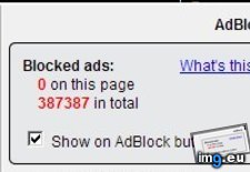 Tags: adblock, ads, blocked, button, clicked, randomly, total, was (Pict. in My r/MILDLYINTERESTING favs)