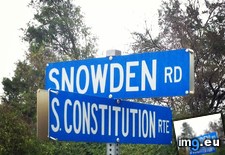 Tags: constitution, intersection, snowden (Pict. in My r/MILDLYINTERESTING favs)