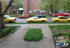 Tags: apartment, cars, morning, parked, row, yellow (Pict. in My r/MILDLYINTERESTING favs)