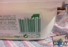 Tags: barcode, butter, cow, eaten (Pict. in My r/MILDLYINTERESTING favs)