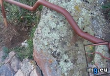 Tags: built, handrail, rock, was (Pict. in My r/MILDLYINTERESTING favs)