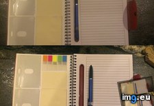 Tags: cut, hole, notebook, paper, pen (Pict. in My r/MILDLYINTERESTING favs)