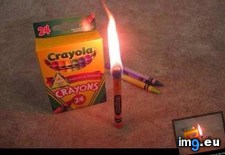 Tags: burning, crayon, lifehack, test, works (Pict. in My r/MILDLYINTERESTING favs)