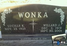 Tags: tombstone, willard, wonka (Pict. in My r/MILDLYINTERESTING favs)