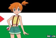 Tags: anime, antizionist, flag, waifu (Pict. in Your Waifu Supports Palestine)