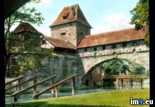 Tags: 14th, century, city, gate, nuremberg, pegnitz, river, wall (Pict. in Branson DeCou Stock Images)