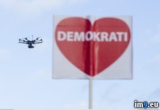 Tags: democracy, drone, flew, good, got, part, protest (Pict. in My r/PICS favs)