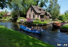 Tags: boat, form, netherlands, roads, transport, village (Pict. in My r/PICS favs)