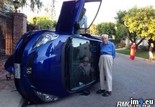 Tags: car, couple, elderly, flipped, photo, posing, trapped, wife (Pict. in My r/PICS favs)