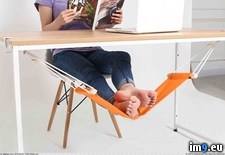 Tags: desk, foot, hammock (Pict. in My r/PICS favs)
