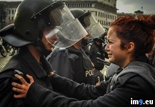 Tags: bulgaria, girl, police, protesting, riot, sofia (Pict. in My r/PICS favs)