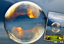 Tags: bubble, reflected, sunrise (Pict. in My r/PICS favs)