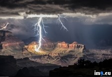 Tags: canyon, grand, lightning, lit (Pict. in My r/PICS favs)