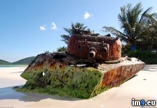 Tags: abandoned, beach, puerto, rico, tank (Pict. in My r/PICS favs)
