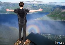 Tags: beautiful, degree, moment, mountain, northern, norway, rainbow, segla, shado, top, unique, year (Pict. in My r/PICS favs)