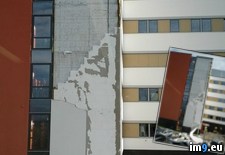 Tags: building, fell, lab, off, sitting, wall, was (Pict. in My r/PICS favs)
