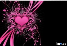 Tags: pink, ribbons, wallpaper (Pict. in Hearts Wallpapers)