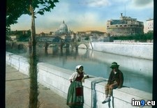 Tags: angelo, boy, castel, lungotevere, nona, peter, rome, sant, tiber, tor, woman (Pict. in Branson DeCou Stock Images)