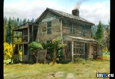 Tags: 1850s, bret, cabin, california, garrotte, harte (Pict. in Branson DeCou Stock Images)