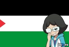 Tags: antizionist, flag (Pict. in Your Waifu Supports Palestine)