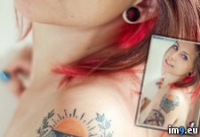 Tags: boobs, emo, morninglover, sexy, skinbyrd, softcore, suicidegirls, tatoo, tits (Pict. in SuicideGirlsNow)