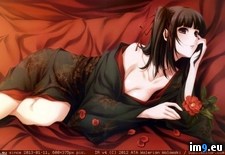 Tags: 600x375, anime, flower, kimono, miki, sexy, sugina (Pict. in Anime wallpapers and pics)