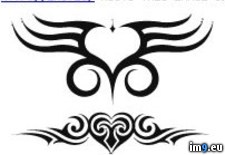 Tags: design, heart, pair, tattoo, tribal (Pict. in Tribal Tattoos)