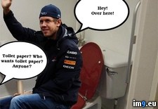 Tags: humour, sitting, toilet, vettel (Pict. in F1 Humour Images)