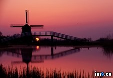 Tags: netherlands, sunset, windmills (Pict. in Beautiful photos and wallpapers)