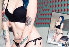 Tags: boobs, daydreaminblue, girls, hot, sexy, softcore, suicidegirls, tatoo, tits, wolf (Pict. in SuicideGirlsNow)