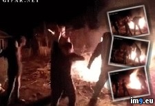 Tags: campfire, dance, party, whatcouldgowrong, wtf (GIF in My r/WTF favs)